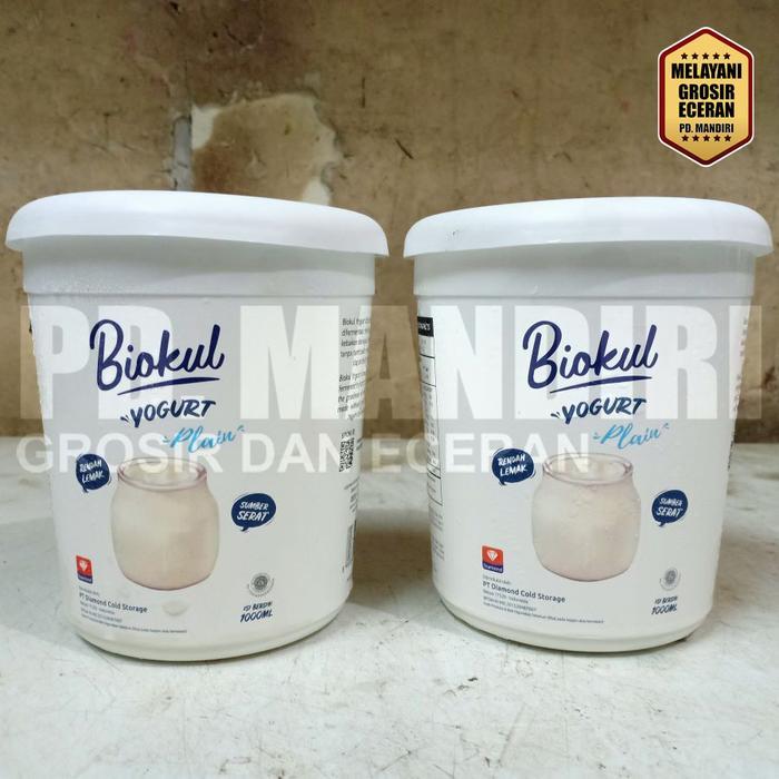 BIGSALE BIOKUL YOGURT 1 L PLAIN LOW FAT