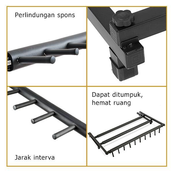 Ready Strumora Stand Rak Gitar - Rak Gitar Elektrik Akustik Stand Gitar 3/5/7 By Dawai Jiwa