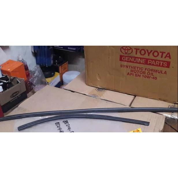 KARET RUBBER WIPER DEPAN 2PCS , BELAKANG 1PC ORI 85214-68XNX / 58XNX 10SXX ALPHARD ANH20 GGH20
