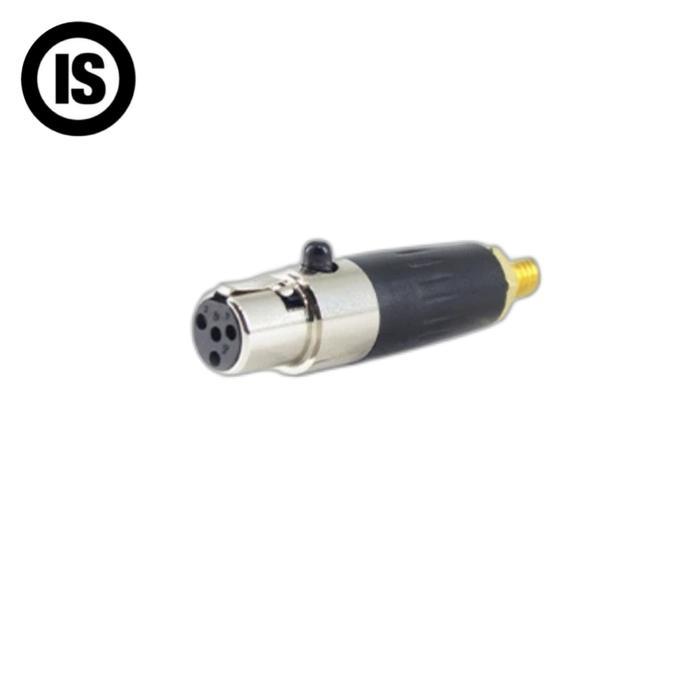 Converter Mini XLR 4 Pin TA4F JTS US8001D to Microdot Audio Plug