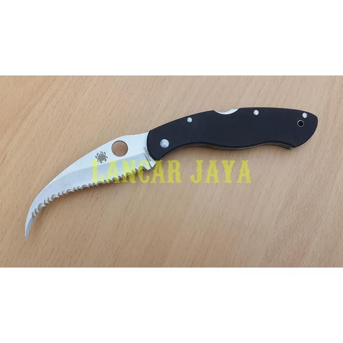 Pisau Lipat Folding Knife Spyderco Vg10 Fa28 Tbk