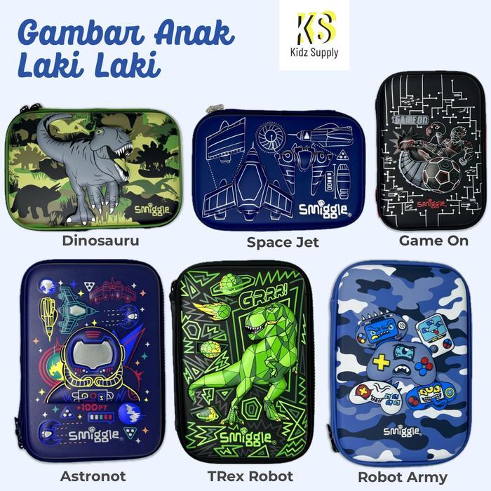 Tempat Pensil Smiggle Tempat Pensil Smiggle Anak Laki Laki Perempuan