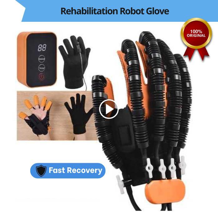 Sarung Tangan Rehabilitasi Stroke Terapi Robot Fisioterapi Penyembuhan Hemiplegia 2 Mode Pelatihan