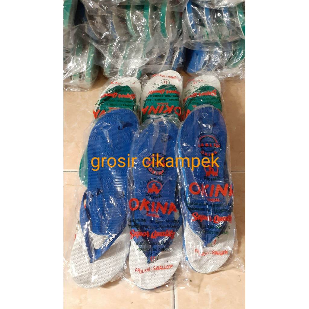Bisa Cod OKINA Sendal Jepit 11, 6 pasang