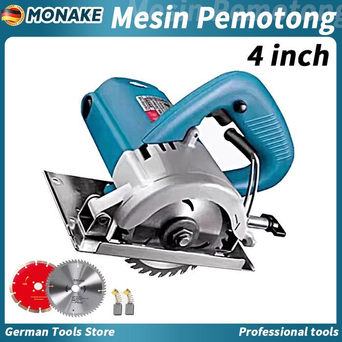 Krisbow - German Tools Marble Cutter Dan Granit 4'' Mesin Potong Keramik 4 Inch