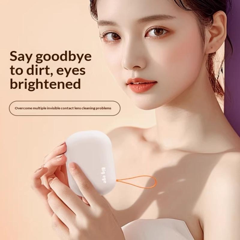 Ultrasonic Contact Lens Cleaner Smart Timer Portable Contact Lens Cleaning Machine Full-automatic