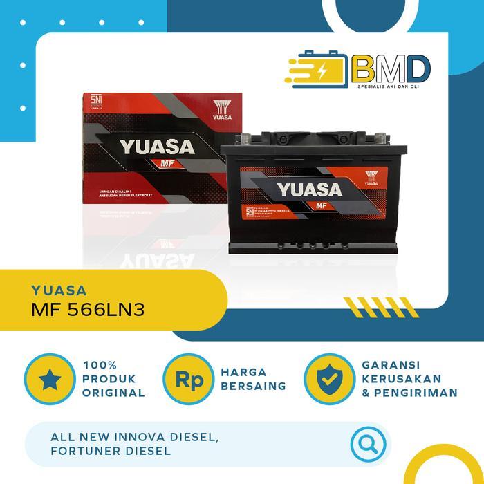 Aki Yuasa MF LN3 - Mobil Toyota All New Innova Diesel, Fortuner