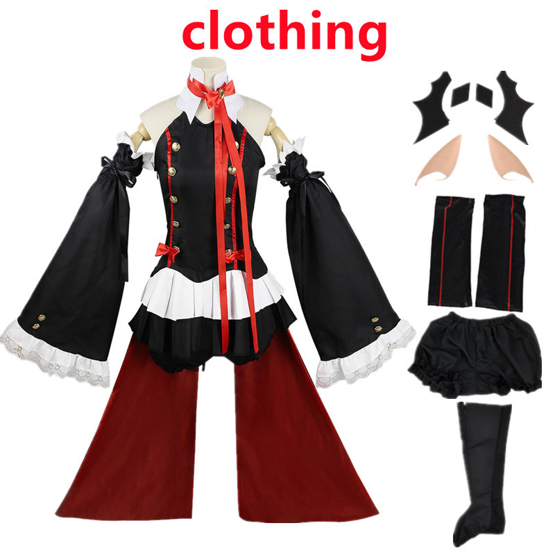 Seraph Of The End Krul Tepes Cosplay Costume Uniform Anime Owari no Seraph Witch Vampire Curl tepes