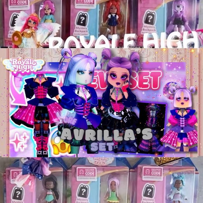 New Arrival Royale High Roblox Toys Mainan AvrillaS Set