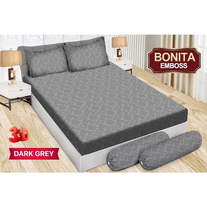 BONITA - sprei king 180x200 bonita polos emboss - seprei polos bonita