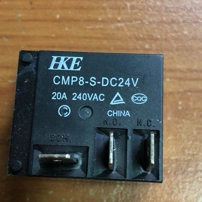 RELAY HKE CMP8-24V DC RELAY CMP8 24VOLT RELAY 24V ASLI