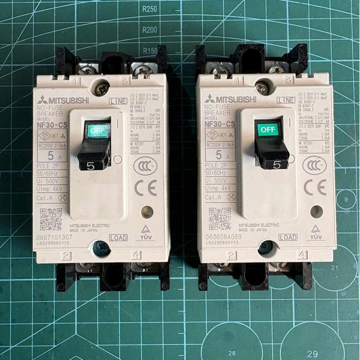 MITSUBISHI NF30-CS 2P 5A BREAKER TERMURAH