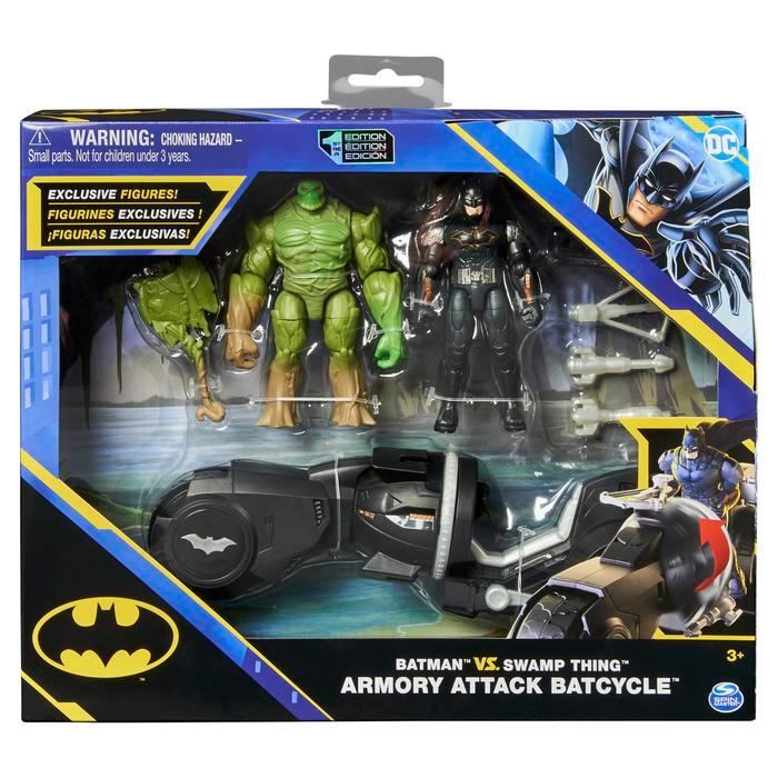Mainan Figur DC Batman Batcycle Toy untuk Anak-Anak