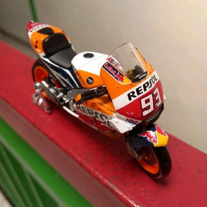 diecast motogp miniatur motor honda repsol