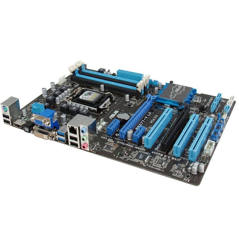 ASUS motherboard P8Z77-V LX LGA 1155 DDR3 i3 i5 22/32nm CPU USB3.0 32GB SATA3 VGA HDMI