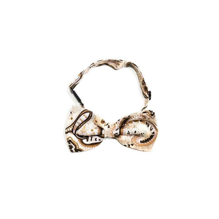 Dasi Kupu Motif Batik Bow Tie Coklat Instant Pria Wedding Houseofcuff
