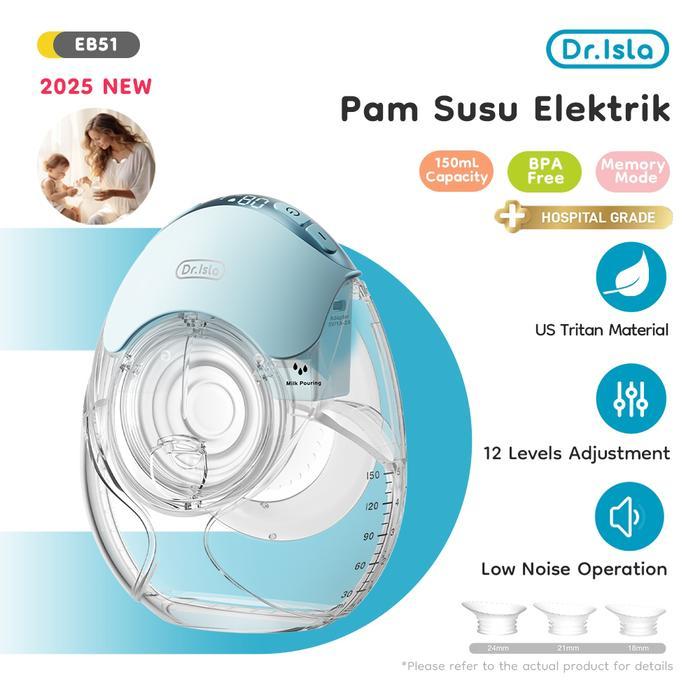 GratisDr.isla pompa asi elektrik pumping handsfree pompa asi untuk bayi pompa asi elektrik