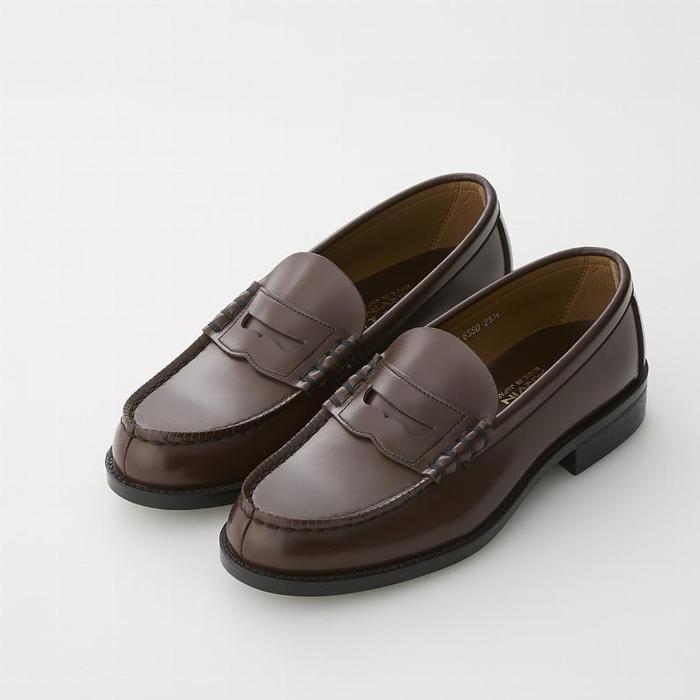 Loafers Haruta Arvin 6550 Brown/Black/Jamaican Original Artificial Leather
