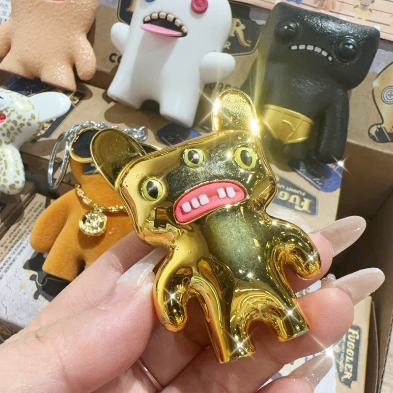 Fuggler Original Teeth Monster Series V3 Blind Box Keychain Toy Blind Bag Gold Fuggler Annoyed Alien