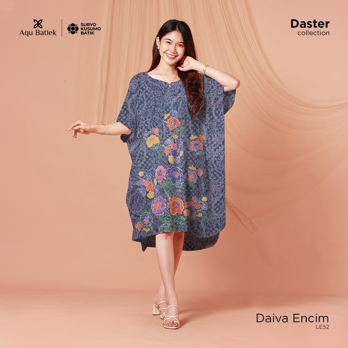 Daiva Encim Daster Lowo Encim Jumbo Ld 140/ Daster Batik Cap Bunga
