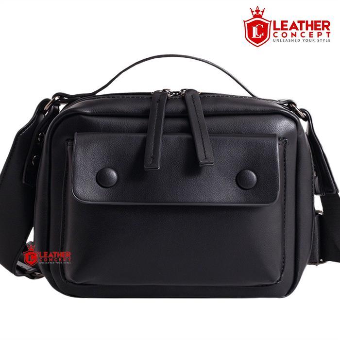 Eiger Summit Gear - Leather Concept Americano Tas Selempang Kulit Pria Wanita Tas Selempang Premium