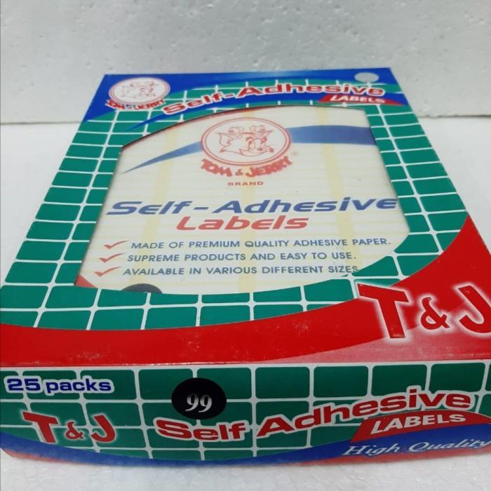 Promo Label Tom & Jerry / Sticker Tom And Jerry Ukuran Kecil - 1 Box Isi 25 Pack Terlaris