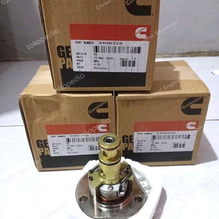 TERBARU 3408326 ACTUATOR CUMMINS KTA19 KTA38 KTA50