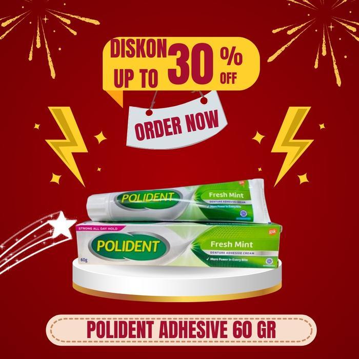 Polident Denture Adhesive 60Gr