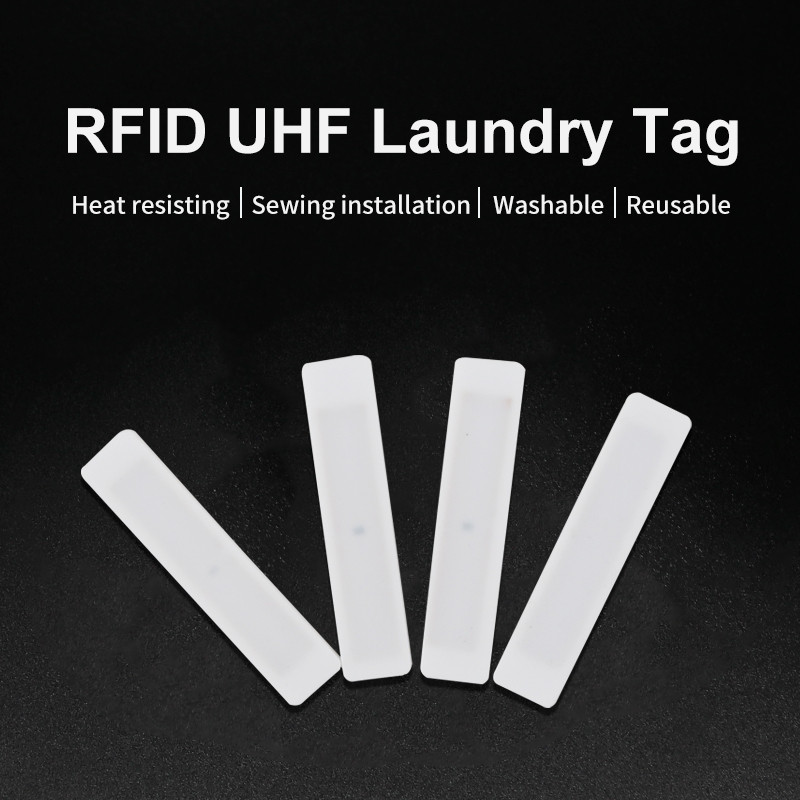 100pcs UHF RFID Tag Washable Silicone Laundry Tag 860-960Mhz Laundry Label