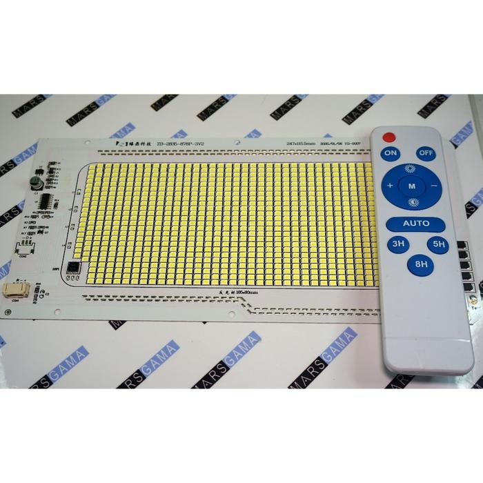 Led PCB papan smd 2835 input 3.7v - 4.2v 18650 DIY led solar panel