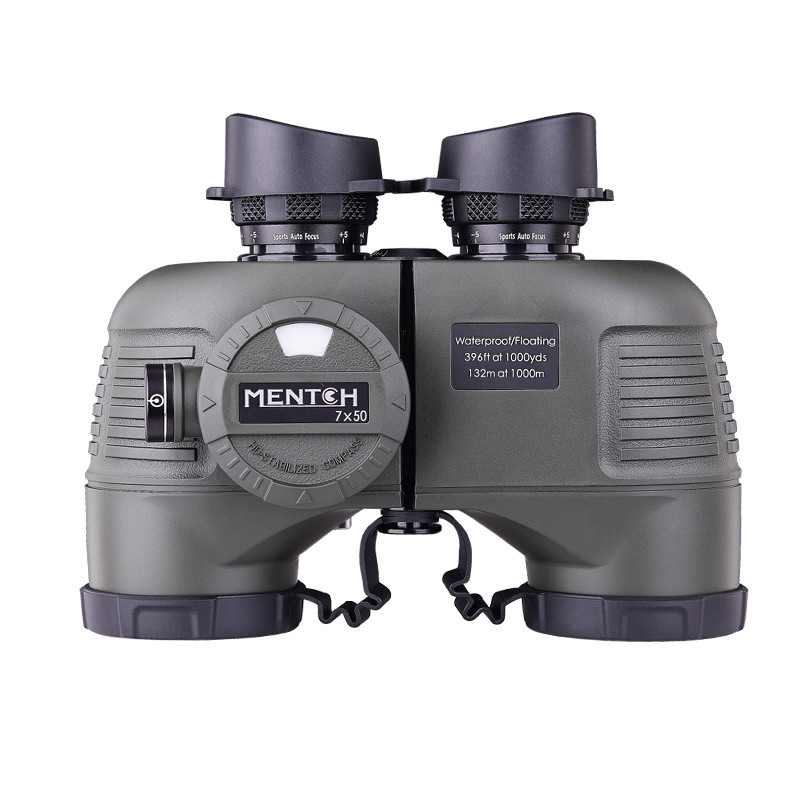 Binoculars 7X50 Marine binoculars Digital Compass Waterproof Binoculars Bak4 Bulit-in Rangefinder