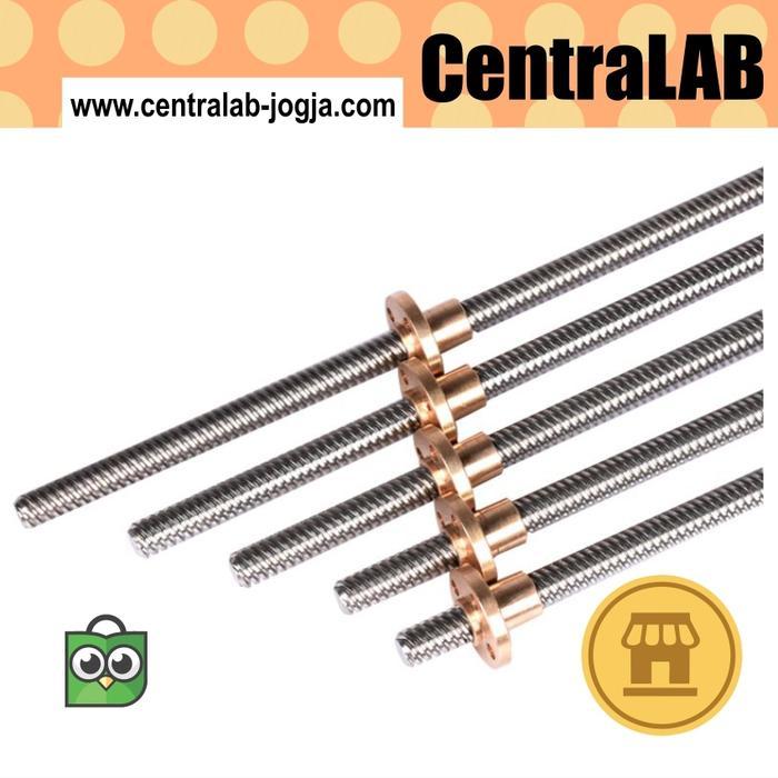T8 Leadscrew lead screw 300mm 300 mm 30cm with nut