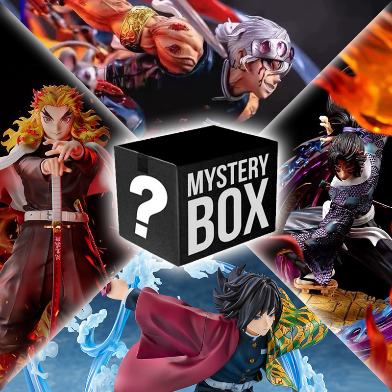 Demon Slayer Figure Anime Blind Box Mystery Box Kamado Nezuko Tanjirou Hashibira Inosuke Exquisite