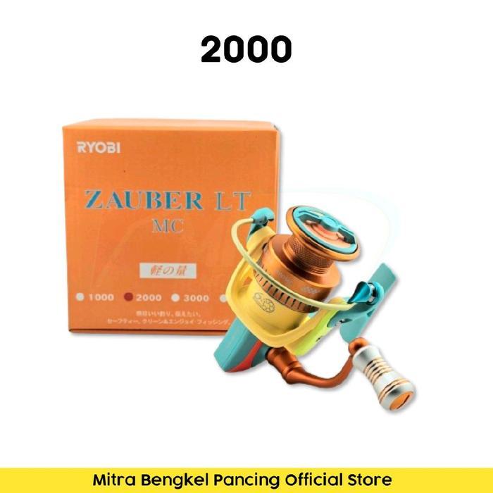 Reel Ryobi Zauber LT MC 1000 - 4000 Reel Spinning Alat Pancing Original - 2000