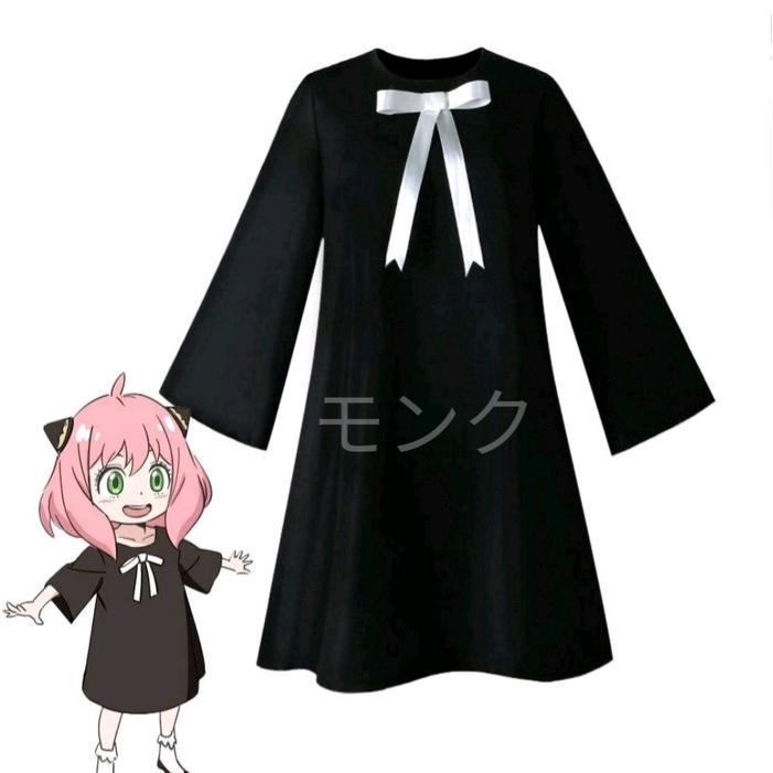 Anya Forger Anak Dewasa Costume Cosplay fashion Wanita Anime Japan Jubah