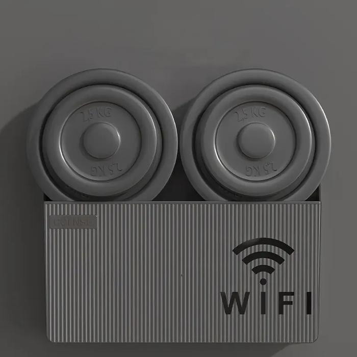 "New" Wall-mounted Wireless Wifi Router Box Office Media Decor Console Wifi Box Wireless Storage
