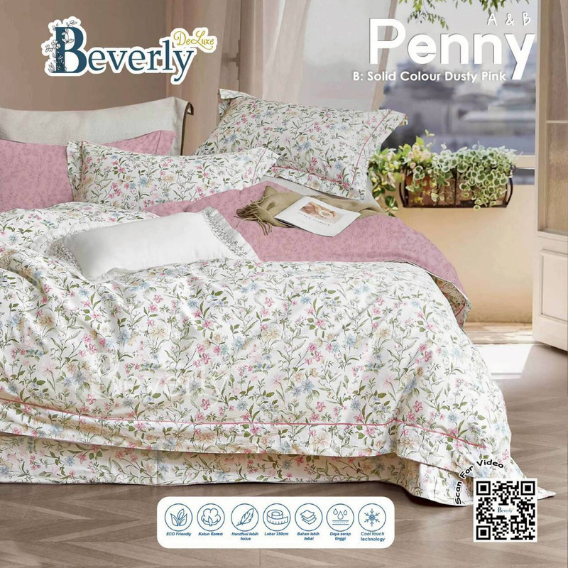 Bedcover & Sprei Premium Katun BEVERLY Motif Penny