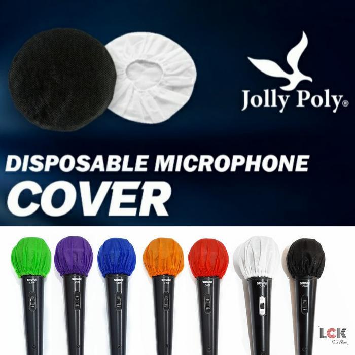Shure Microphone Cover Warna / Shure Mic /Sarung Mic Bahan Kain Filter Terlaris