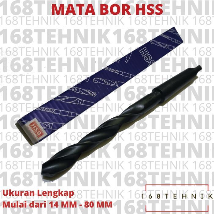 Terlaris Taper Shank Drill 35.5 Mm / Mata Bor Besi 35.5 Mm Hss / Mata Bor Kones