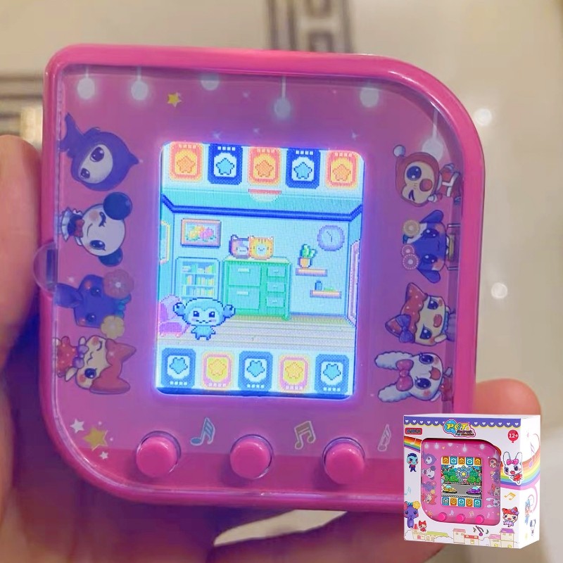 Tamagotchi Original Menglong Qpet Electronic Pet Machine Color Screen Pet Egg Pet Keeping Game Machi