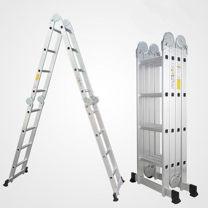 Tangga Lipat 6,9 Meter Multifungsi BLACKFOOT 4 x 6 - KENMASTER