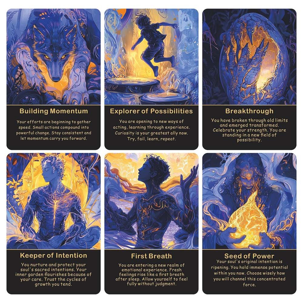 Akashic Soul Journey Tarot Cards Second Edition, 78 Cards for Spiritual Growth & Inner Healing,
