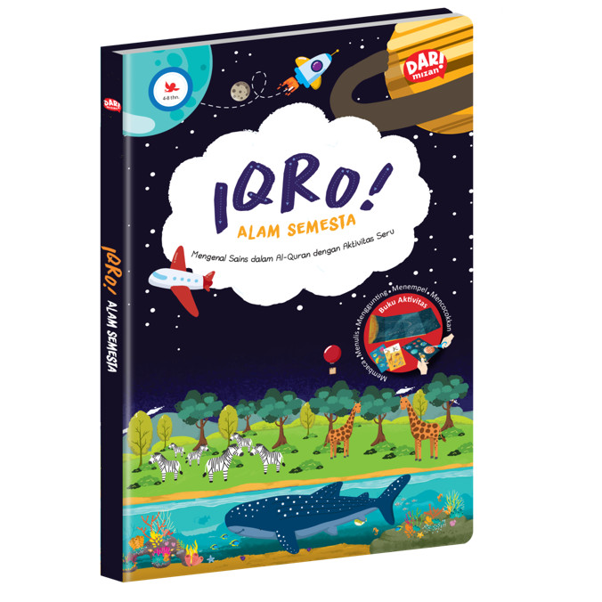 MIZAN - IQRO ALAM SEMESTA (HARDCOVER) - Mengenal Alam Semesta untuk Anak