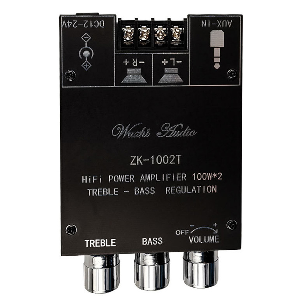 ZK-1002T Bluetooth-Compatible HIFI 2.0 Channel Amplifier Stereo Speaker Boards