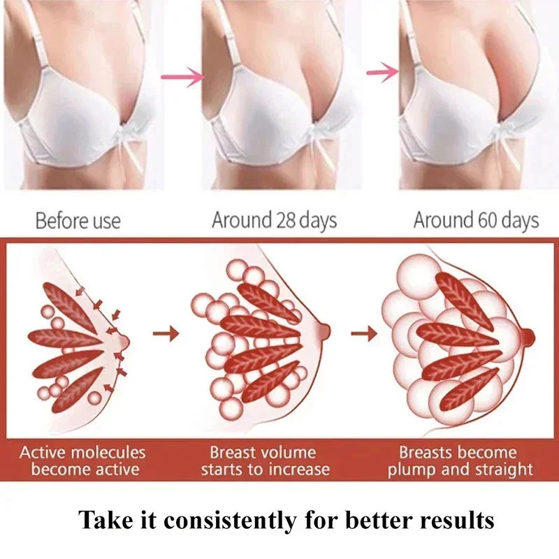 Natural Breast Enlargement Cream Chest Lift Firm Enhancer Care Oil Butt Breast Plump Growth Massage