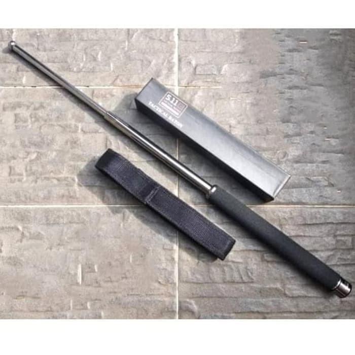 AWET Tongkat baton polri TNI defense stik pemukul stick baja tactical 511