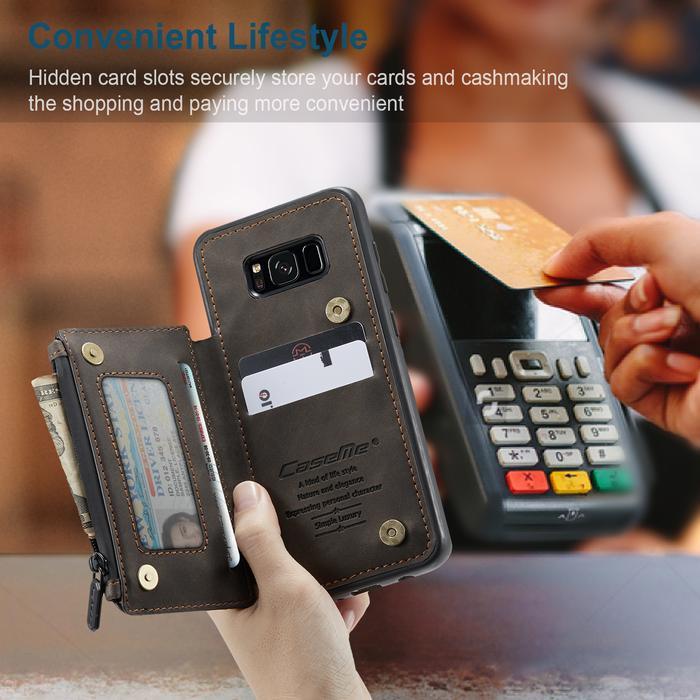 Samsung S8 S8 Plus S8+ Caseme C20 Slot Kartu Cover Leather Wallet Case Populer