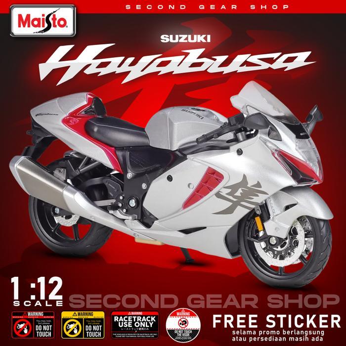 Diecast Suzuki Hayabusa Maisto Skala 1:12 Motor