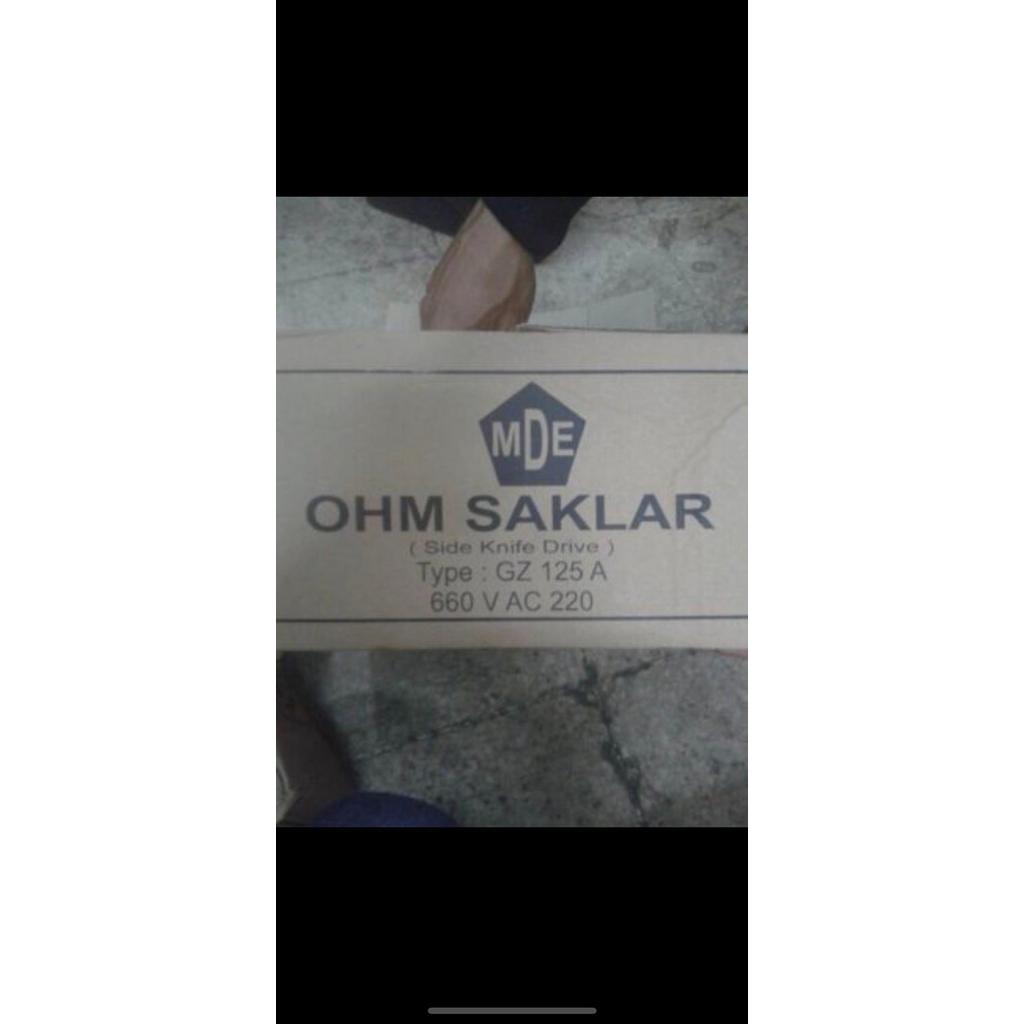 Ohm Saklar Mde 125A Gz 125 Ampere