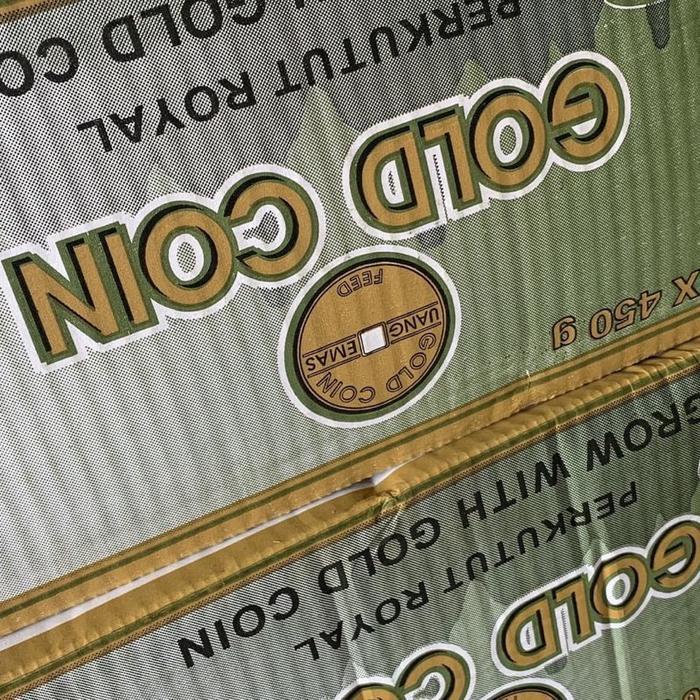(Grab Gojek Only) Gold Coin Perkutut Kutut Dus Isi 20 Bungkus #Gratisongkir